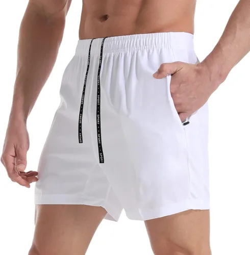 Miniatura 16 de VPOS Pantalones cortos de gimnasio para hombre de 5 pulgadas, ligeros pantalones cortos deportivos para hombre, de secado rápido, con bolsillos