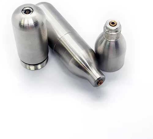 Cartuchos de CO2 recargables de 0.28 oz, cartuchos de CO2 | Tanque de CO2 de acero recargable de 0.28 oz de alta calidad para pistolas de Airsoft,