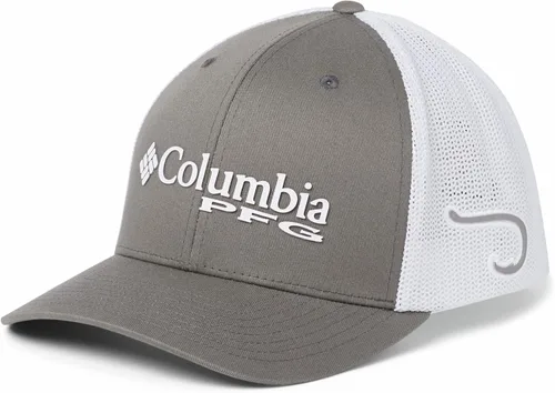 Miniatura 828 de Columbia - Gorra de malla con bandera con árboles unisex para adultos, corona alta