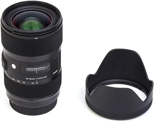Miniatura 8 de Lente Sigma F1.8 Art DC HSM de 18 a 35 mm para Canon, negro (210101)