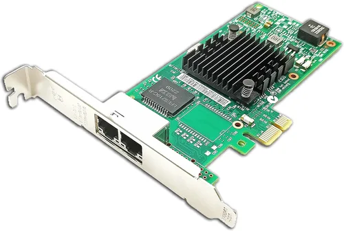 Miniatura 7 de Tarjeta adaptador de red (NIC) de escritorio Gigabit Ethernet de 1.25G Puerto de cobre RJ45 único 10/100/1000/1250Mbps PCI Express 2.1 x1