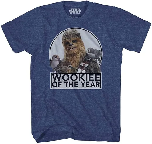 STAR WARS Chewbacca Wookiee of The Year Porgs Wookie - Camiseta Wookie