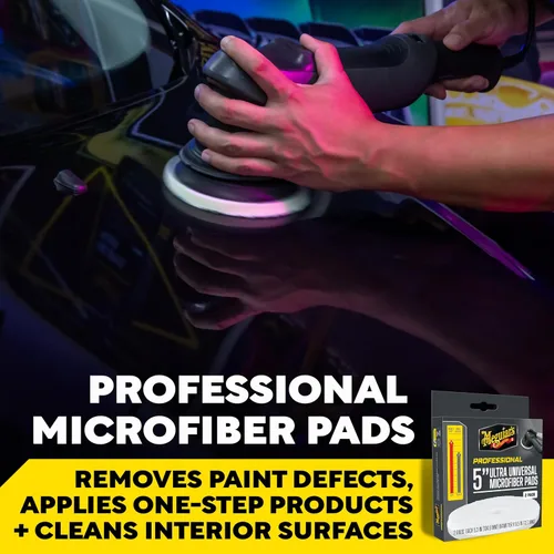 Miniatura 2 de Meguiar's Professional 5" Almohadilla de microfibra, 2 paquetes, 12/CV