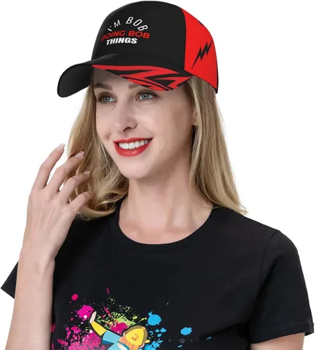 Miniatura 7 de I'm Bob Doing Bob Things - Gorras de béisbol para hombre, diseño de mezclilla lavada, gorra ajustable