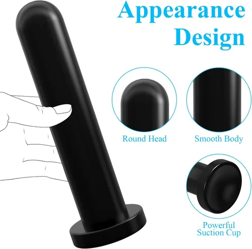 Miniatura 5 de Entrenador de enchufe anal con fuerte ventosa para hombres y mujeres, consolador suave y pequeño con correa, juguetes sexuales vaginales
