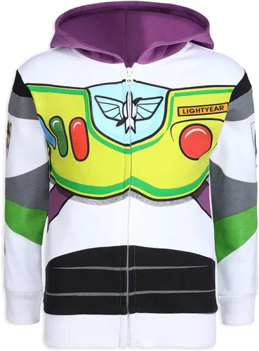 Disney Toy Story Woody or Buzz Lightyear - Sudadera con capucha y cremallera para niños pequeños