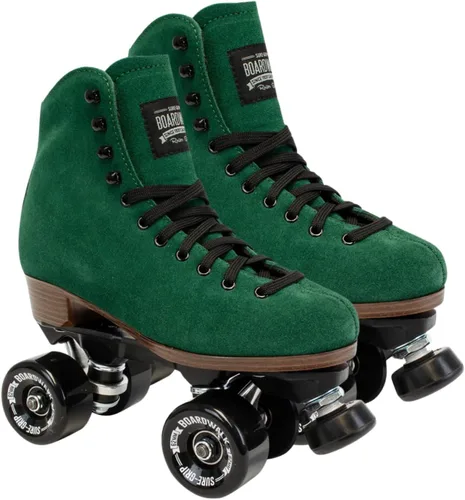 Miniatura 15 de Sure-Grip Boardwalk - Patines de ruedas unisex para exteriores con botas de cuero retro y ruedas 82A Limonero