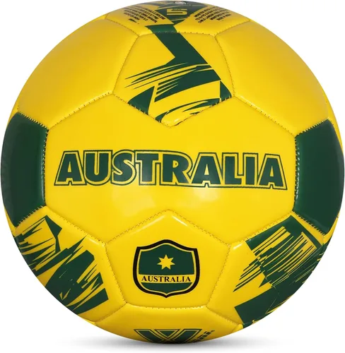 Miniatura 7 de Vizari Balón de Fútbol del Equipo Nacional - Balón de Fútbol de Cuero Sintético Duradero para Adultos, Niños y Jóvenes Cosido a Máquina con Diseño
