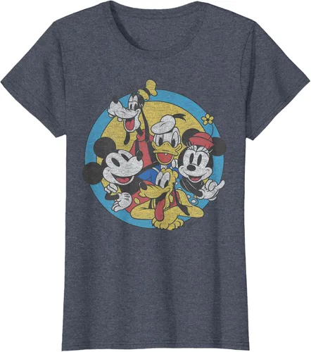 Miniatura 14 de Disney Camiseta retro de Mickey and Friends Group Shot