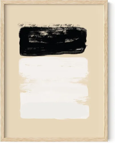 Miniatura 33 de HAUS AND HUES Póster de arte abstracto negro, impresión de pared abstracta negra, arte geométrico, decoración de arte abstracto, decoración de pared