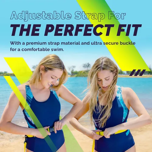 Miniatura 6 de Sunlite Sports Boya de natación de alta calidad, altamente visible, impermeable, de seguridad, flotador, entrenamiento para natación en aguas