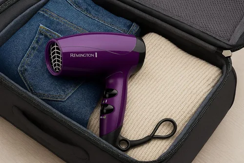 Miniatura 4 de Remington Secador de pelo compacto iónico, tamaño de viaje, 1875 vatios, 3 ajustes de calor y 2 velocidades