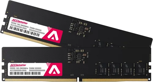 Miniatura 11 de DDR5 32GB 5600MHz RAM (16GB ×2) (PC4-44800) Memoria de computadora de escritorio (DIMM) CL42 (5600MT/s XMP3.0/Expo) con disipador de calor blanco