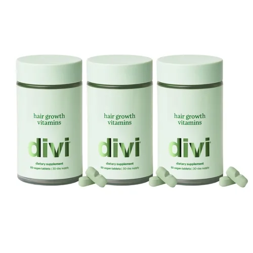 Miniatura 9 de Divi Vitaminas para el crecimiento del cabello para mujeres y hombres, hechas con ingredientes limpios, veganos y respaldados por la ciencia