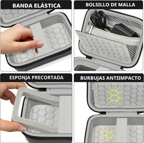 Miniatura 3 de Comecase Funda protectora y de transporte para cámara digital, para CAMKORY/para Kodak Pixpro FZ45 FZ55/para Canon PowerShot ELPH 180/190