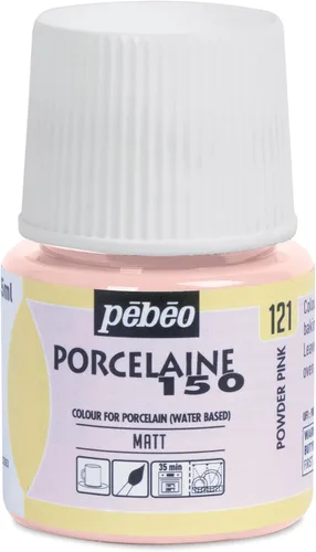 Miniatura 17 de Pebeo Porcelaine 150, Pintura China, Botella 1.5 fl oz - Blanco Perla