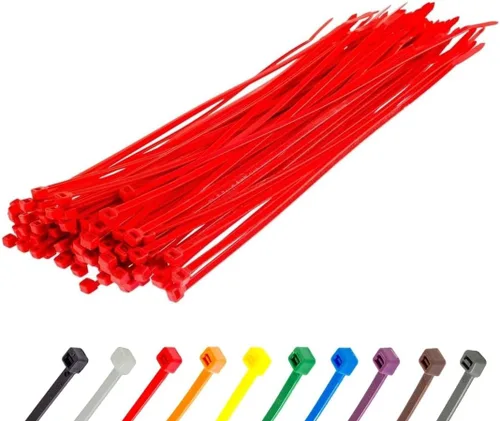 Miniatura 140 de GTSE - Paquete de 100 bridas con cremallera de 20.3 cm, color plateado/gris, 8.06 kg de resistencia, bridas de nailon grises resistentes a los rayos