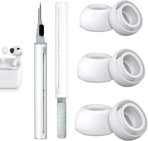 Miniatura 11 de Almohadillas de repuesto con infusión de espuma compatibles con AirPods Pro 3 (2025), comodidad superior, cancelación de ruido mejorada, ajuste