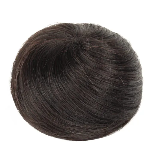 Miniatura 7 de 2 extensiones de moño de cabello, accesorio de peluca, extensiones de cabello hacia arriba, coleteros para el cabello, extensiones de moño para cola