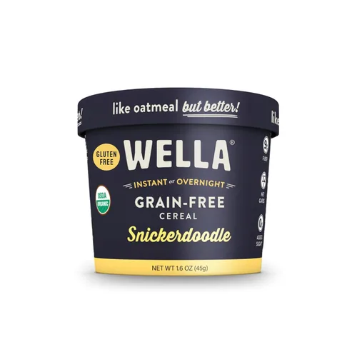 Miniatura 5 de Wella Alternativa de Avena de Cereales, Cereal Caliente para Desayuno Sin Gluten, Paleo Orgánico Sin Granos Vegano Alto en Proteínas Superalimento