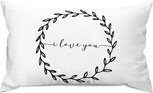 Miniatura 57 de Fundas de almohada lumbares de 12 x 24 pulgadas, decoración de granja, fundas de almohada decorativas para decoración del hogar Estilo-13