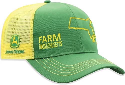 Miniatura 125 de John Deere Gorra de béisbol con logotipo y malla trasera con contraste, para hombre