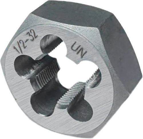 Miniatura 3 de El 1/2"-13 hex. muere el reenhebrado muere el hilo muere la mano derecha del acero del cartón