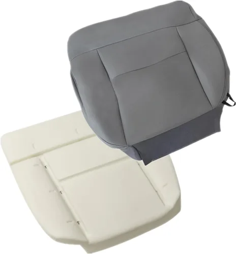 Miniatura 9 de NLQR Funda de asiento de tela de repuesto para parte inferior del conductor delantero y cojín de espuma compatible con Ford F150 2004-2008