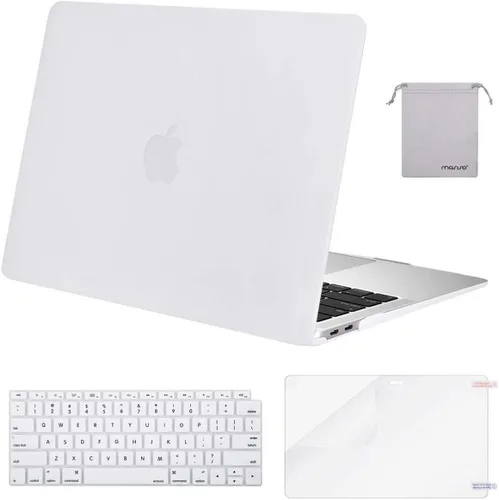 Miniatura 48 de MOSISO - Funda rígida y de plástico compatible con MacBook Air de 13 pulgadas versión 2022, 2021-2018, A2337 M1 A2179 A1932; con cubierta