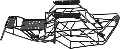 Miniatura 6 de Capra axial actualiza chasis Rc 1 10 44×15×14 Marco de chasis de jaula de rollo de metal negro compatible para Axial Wraith 90018 1 10 Escala RC Car