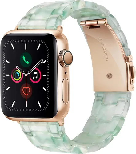 Miniatura 49 de HOPO Compatible With Apple Watch Band Thin Lightweight Resin Strap Bracelet Fashion Wristband Replacement For iWatch Bands Series Ultra 11 10 9 8 7