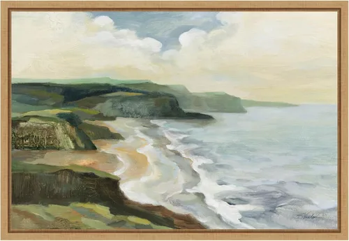 Miniatura 10 de Amanti Art Lienzo enmarcado para pared, 16 x 23 pulgadas, Costa irlandesa de Silvia Vassileva, lienzo enmarcado para pared, obras de arte