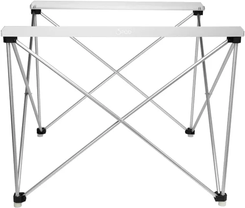 Miniatura 4 de 3Pod Elevador de disparo portátil de 4 x 4 pies, elevador de construcción de aluminio de capacidad de 450 libras, elevador de disparo compacto
