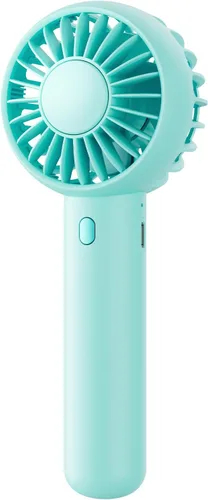 Miniatura 12 de Gaiatop Mini ventilador portátil, pequeño y potente, diseño lindo de 3 velocidades, ventilador de mano personal y escritorio con base, ligero
