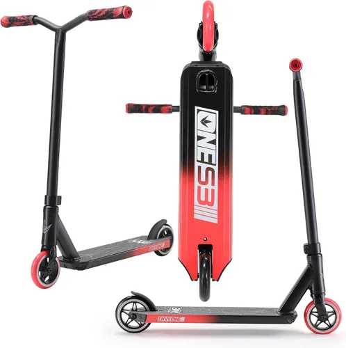 Envy Scooters ONE S3 Stunt Scooter - Patinete de trucos para niños de 6 a 12 años - Scooter de estilo libre para principiantes Rojo/Negro