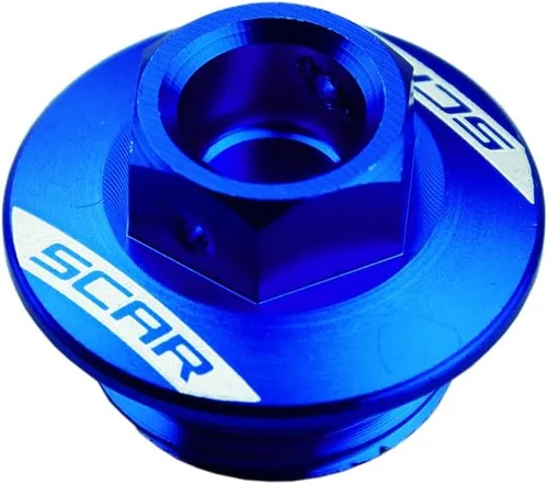 Miniatura 5 de SCAR Tapón de llenado de aceite compatible con HONDA CRF CRFX 250 450 250R 450R 250RX 18-26 - Rojo
