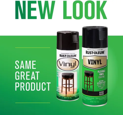 Miniatura 2 de Rust-Oleum 1909830 Specialty - Pintura en aerosol de vinilo, 12 onzas, color negro