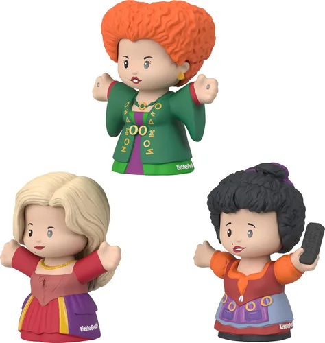 Miniatura 4 de Little People Collector Edición Especial de Película de Disney Hocus Pocus para Adultos y Fans, 3 Figuras en un Paquete de Exhibición