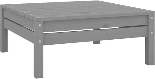 Miniatura 6 de Ensemble Salon de Jardin 3 Pièces y Pin Massif Gris Modulaire Compact Pour Terrasse Balcon, Meuble d'Extérieur Durable y Confortable con Mesa