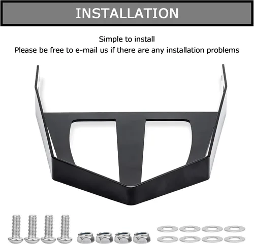 Miniatura 5 de PSLER Respaldo de motocicleta Sissy Bar Portaequipajes para Victory Cross Road y Cross Country 2010-2014