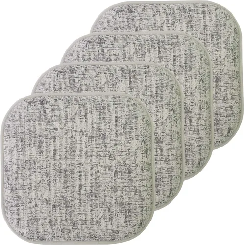 Miniatura 134 de Sweet Home Collection Cojines de espuma viscoelástica para silla, antideslizantes, diseño de panal de abeja, 16 x 16 pulgadas, paquete de 2