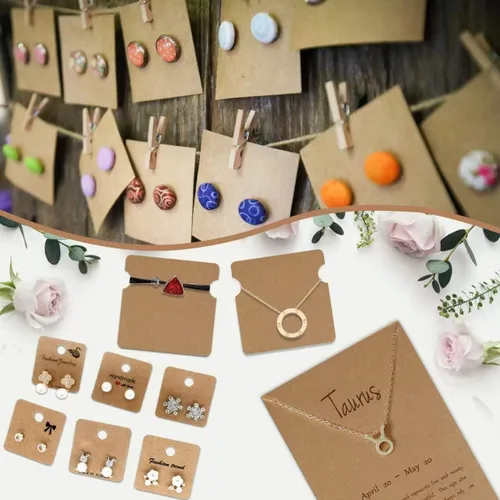 Miniatura 6 de 100 hojas de papel kraft cartulina marrón 8.5 x 11, papel de impresora de cartulina Goefun 80lb para invitaciones, menús, manualidades, tarjetas DIY