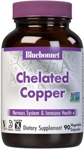 Miniatura 12 de Bluebonnet Nutrition Albion Magnesio Quelado Tamponado 200 mg, Óxido de Magnesio, Alivio del Estrés, Vegano, Sin OGM, Sin Gluten, Sin Soja, Sin