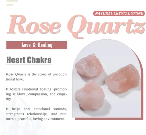 Miniatura 2 de Nupuyai Juego de dados poliédricos D&D de cristal de cuarzo rosa curativo con caja para Calabozos y Dragones, juego de 7 dados de mesa para RPG MTG