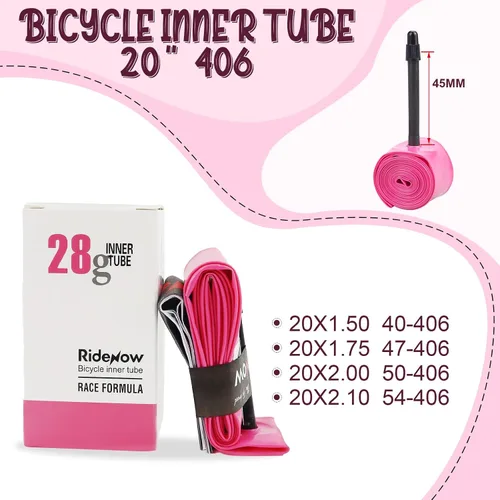 Miniatura 3 de WEEROCK Bike TPU Inner Tubes 20 x 1.5-2.1/26/27.5 x 1.9-2.5/29 x 1.9-2.5 Super Light Presta Valve 45MM Inner Tubes for 20 26 27.5 29 Inch Bicycles