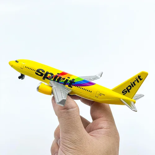 Miniatura 7 de AVIAMUSE Spirit modelo de avión, avión de librea arco iris, adecuado para colección y exhibición