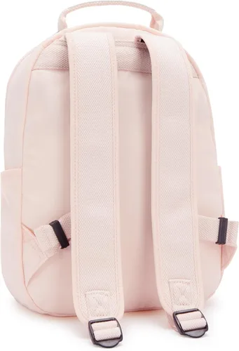 Miniatura 24 de Kipling Mochila pequeña Seoul para mujer, duradera, correas acolchadas para el hombro con funda para tableta, bolsa, Firma Emb, Mochila para tableta