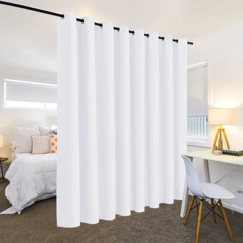 Miniatura 64 de RYB HOME - Cortinas extralargas de privacidad, para bloquear luz, de techo a suelo, para comedor, oficina, sala de estar, cine en casa, patio, 8.3