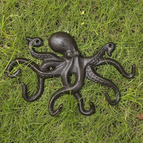 Miniatura 7 de Soporte para llaves de pared, ganchos de abrigo de pulpo montados en la pared, ganchos para toallas montados en la pared, ganchos para llaves
