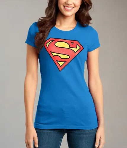 Miniatura 2 de Camiseta Supergirl Classic Symbol Junior para mujer